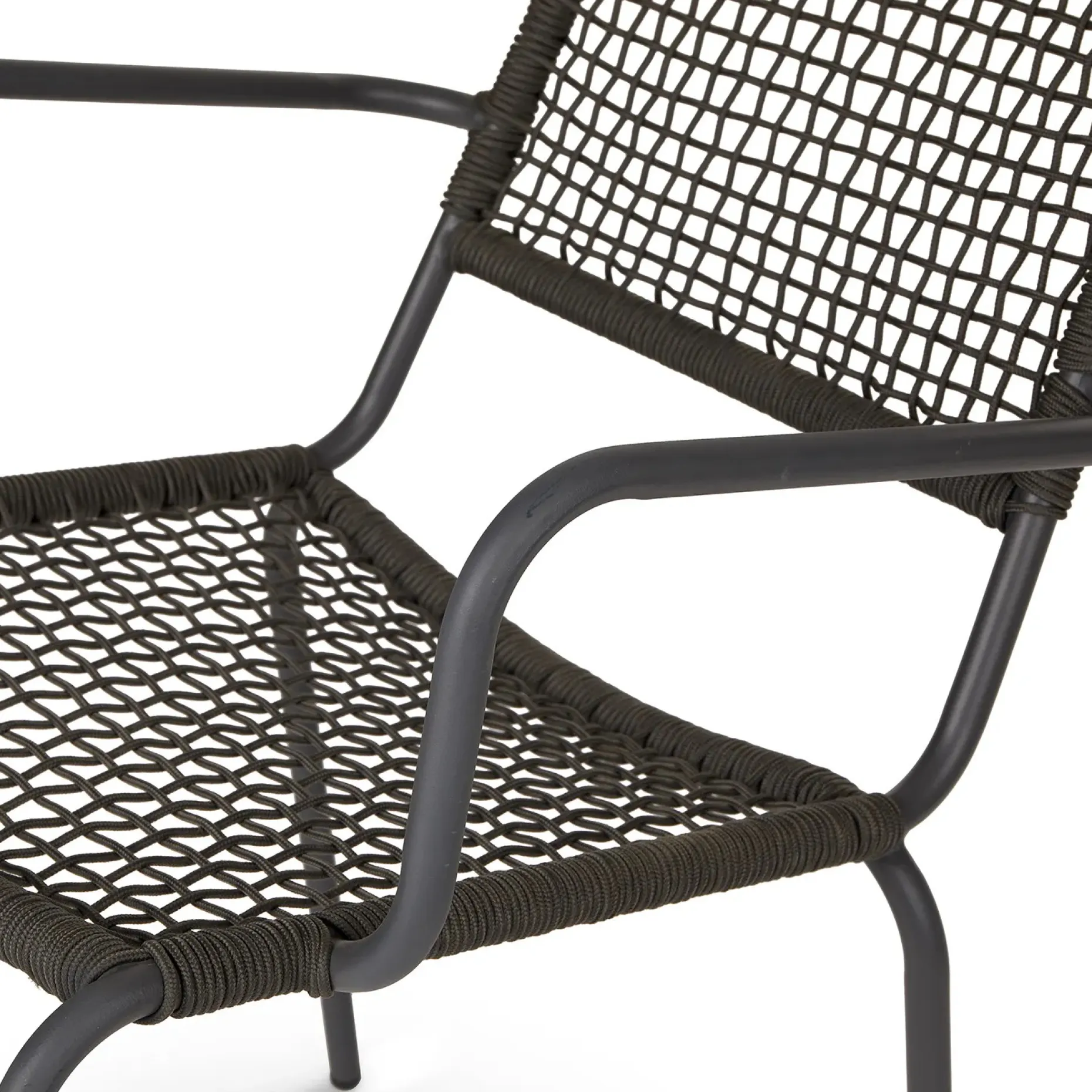 Manna Outdoor Dining Chair - Thunder Black