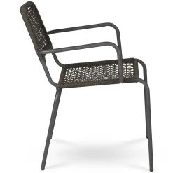 Manna Outdoor Dining Chair - Thunder Black