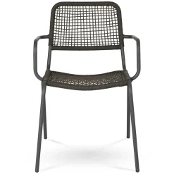 Manna Outdoor Dining Chair - Thunder Black