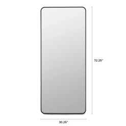 Mansfield Floor Mirror - Black