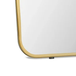 Mansfield Floor Mirror - Brass