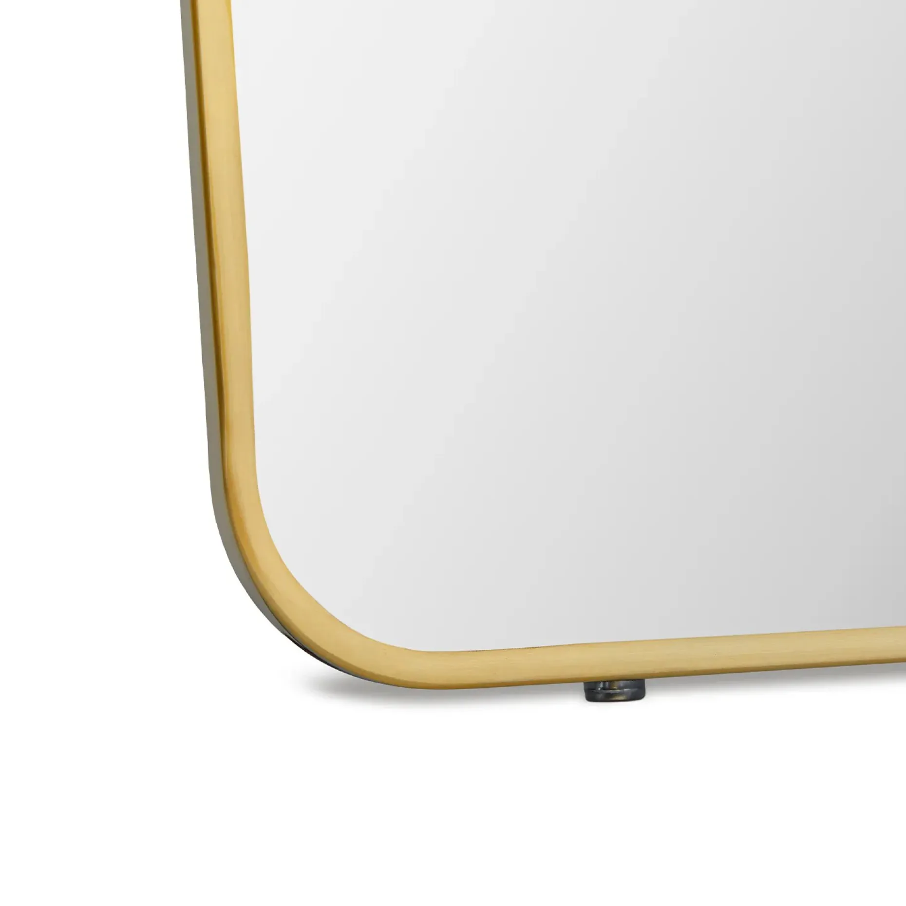 Mansfield Floor Mirror - Brass