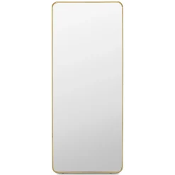 Mansfield Floor Mirror - Brass