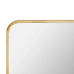 Mansfield Floor Mirror - Brass