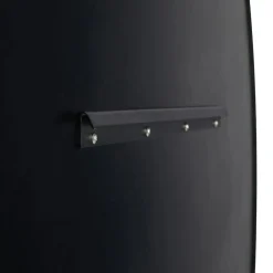 Mansfield Large Round Wall Mirror - Black