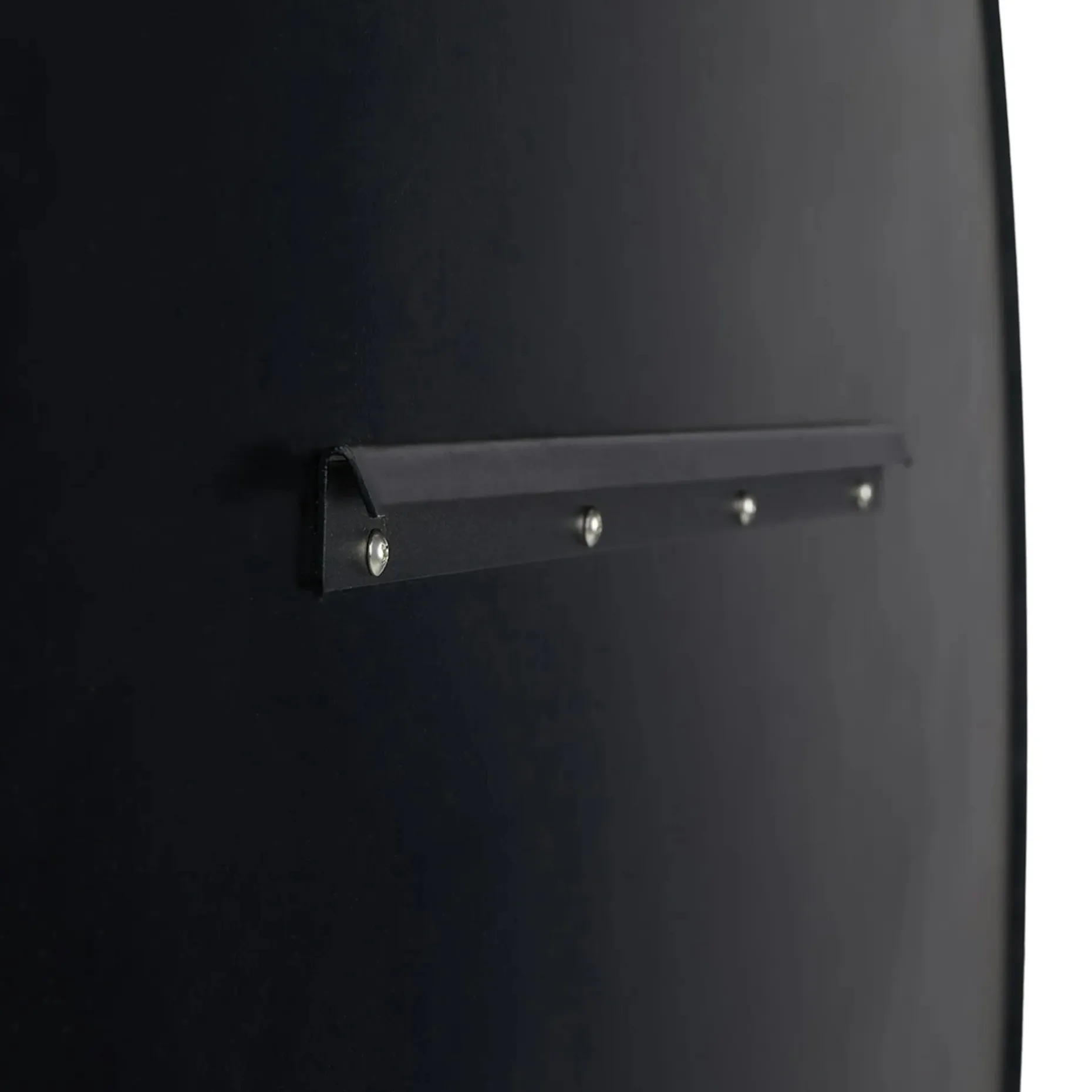 Mansfield Large Round Wall Mirror - Black