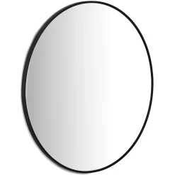 Mansfield Large Round Wall Mirror - Black