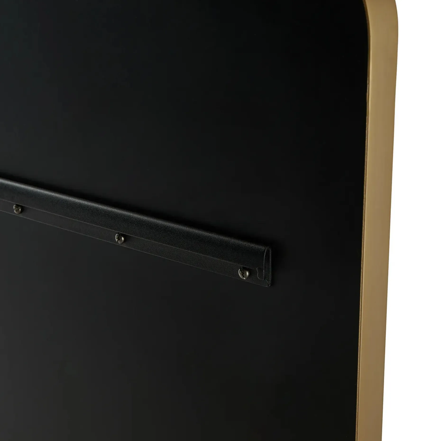 Mansfield Rectangular Wall Mirror - Brass
