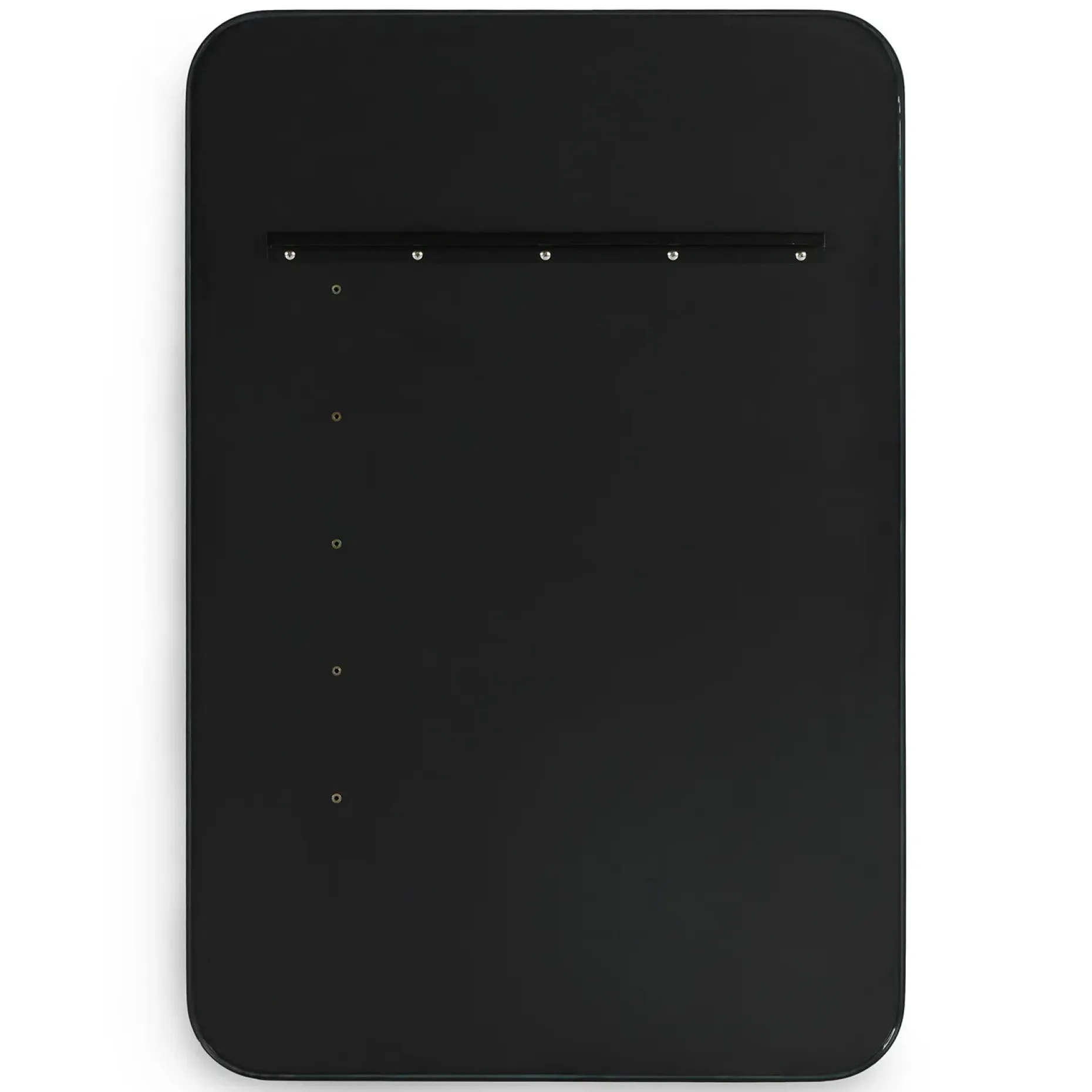 Mansfield Rectangular Wall Mirror - Black
