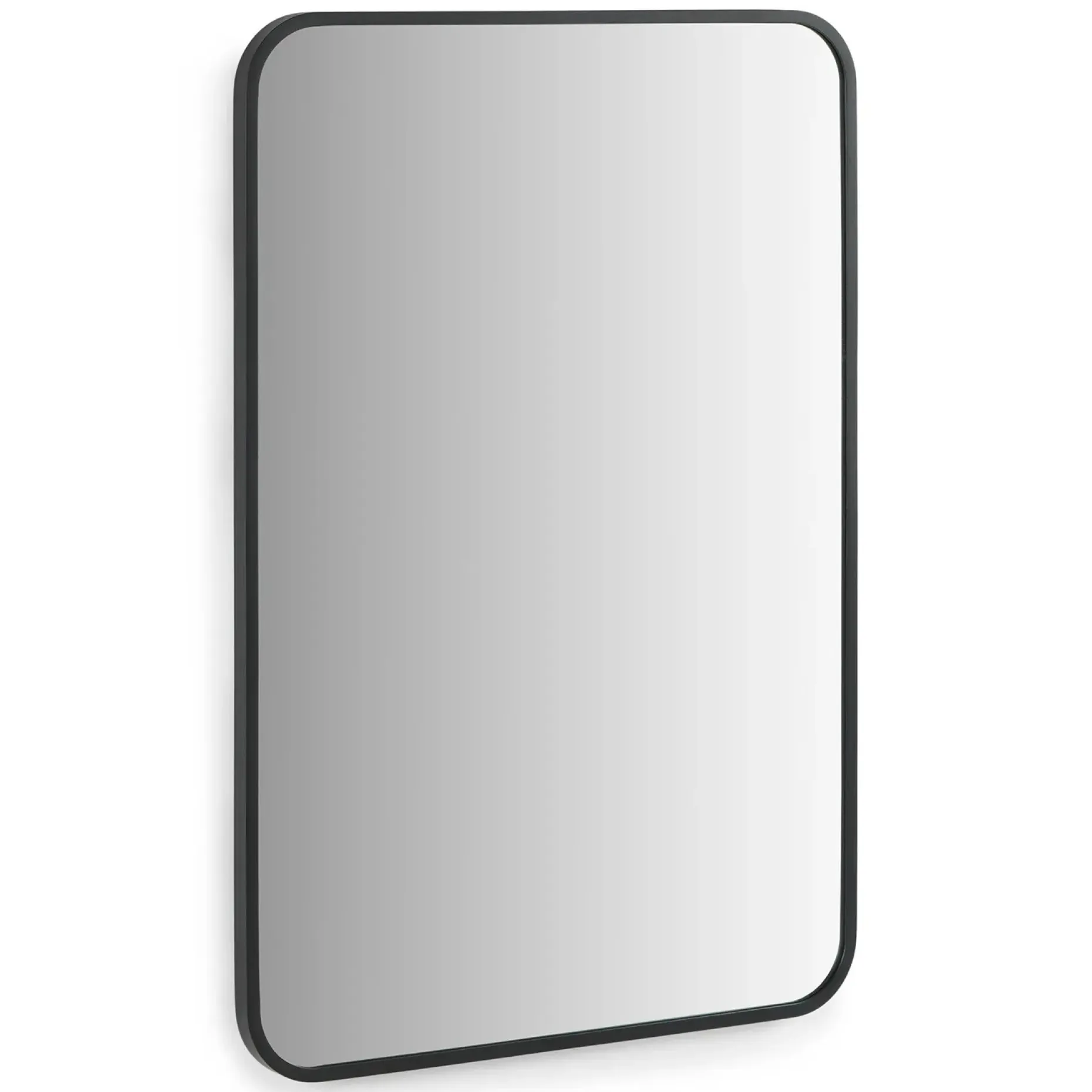Mansfield Rectangular Wall Mirror - Black