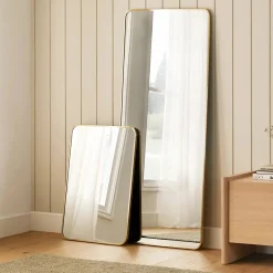 Mansfield Rectangular Wall Mirror - Black