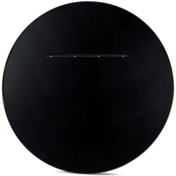 Mansfield Small Round Wall Mirror - Black