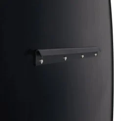 Mansfield Small Round Wall Mirror - Black
