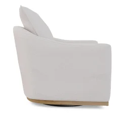 Mantle 34" Swivel Lounge Chair - Napa White