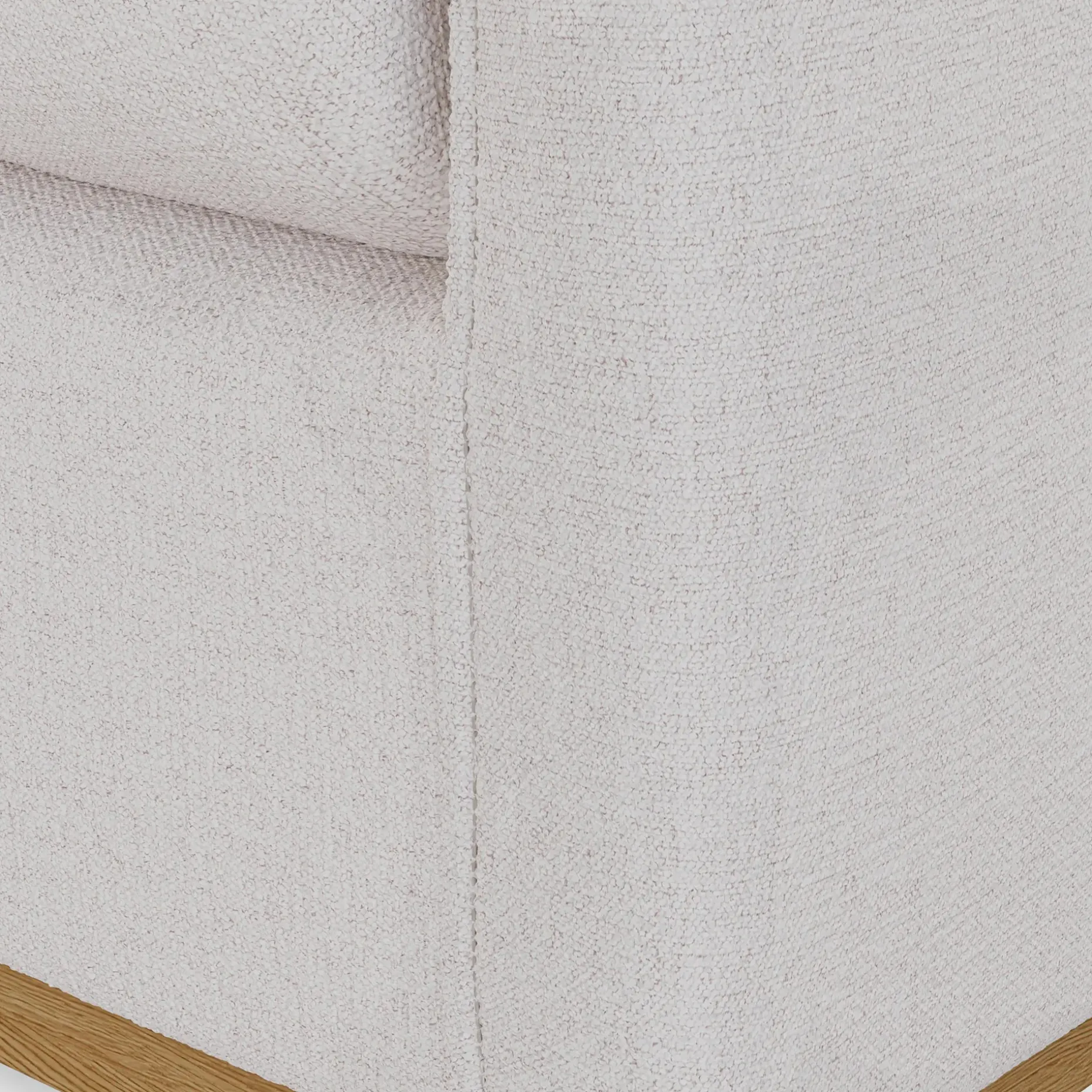 Mantle 34" Swivel Lounge Chair - Napa White