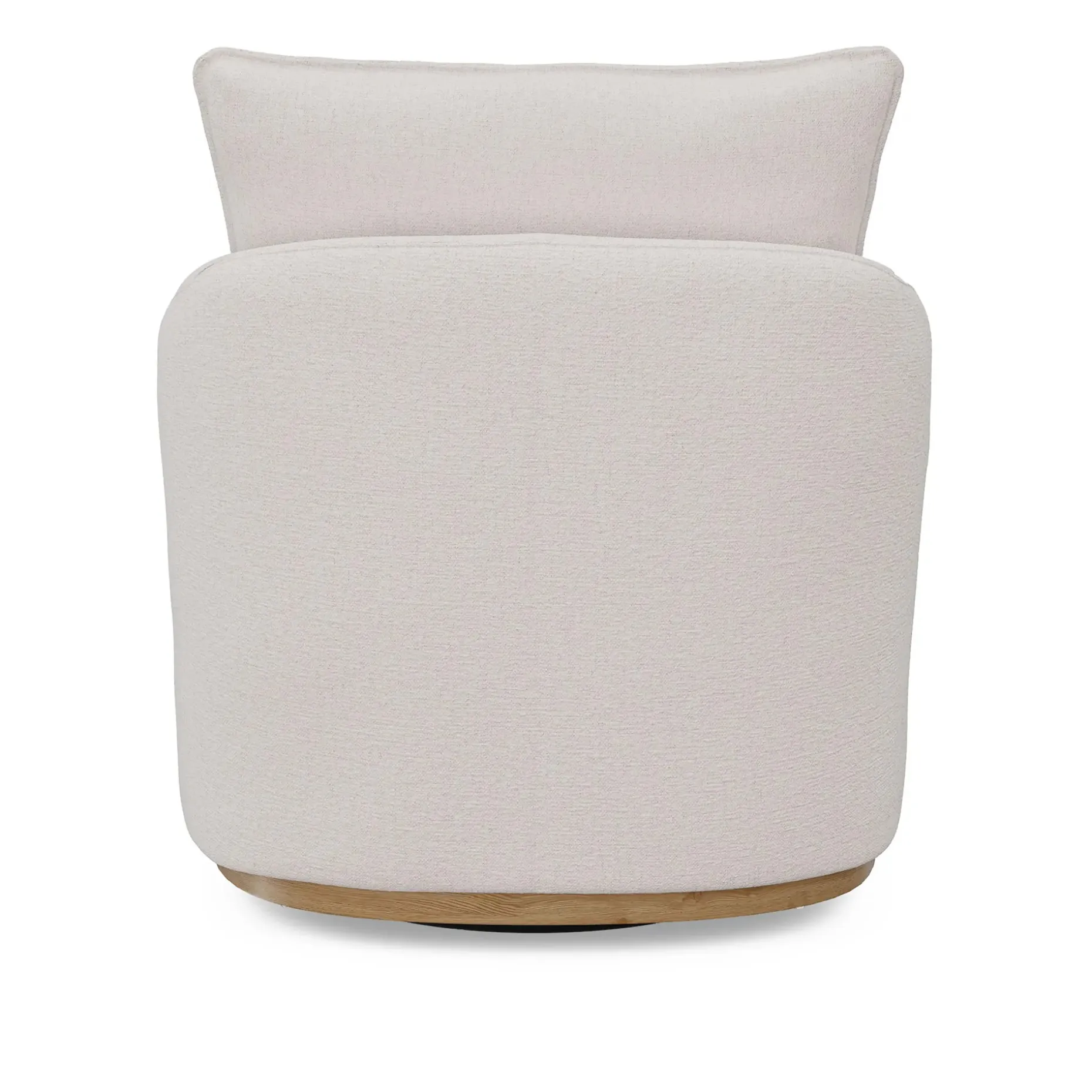 Mantle 34" Swivel Lounge Chair - Napa White