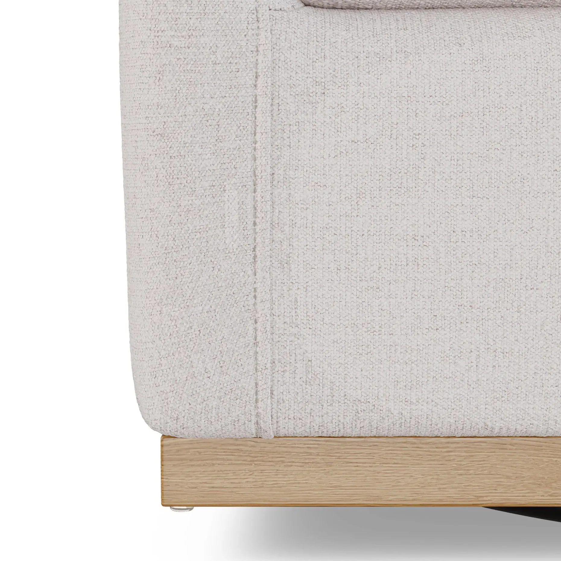 Mantle 34" Swivel Lounge Chair - Napa White