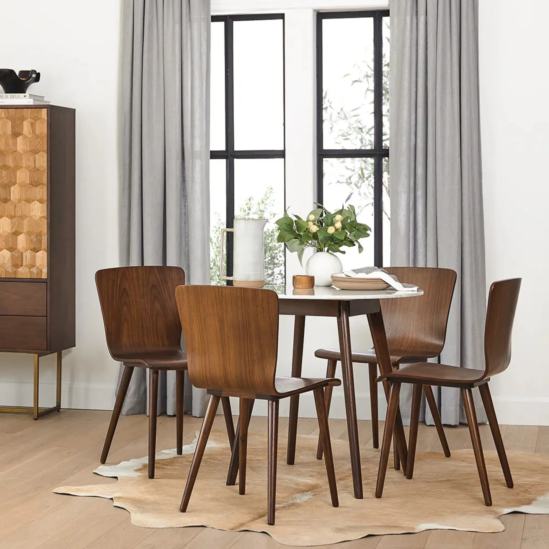 Mara Cafe Table - Walnut