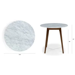 Mara Cafe Table - Walnut