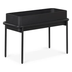 Marais Low Outdoor Planter - Black