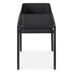Marais Low Outdoor Planter - Black