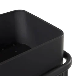 Marais Low Outdoor Planter - Black