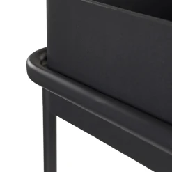 Marais Low Outdoor Planter - Black