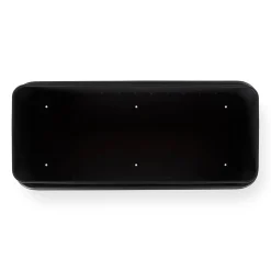 Marais Low Outdoor Planter - Black