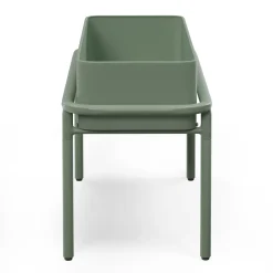 Marais Low Outdoor Planter - Khaki Green