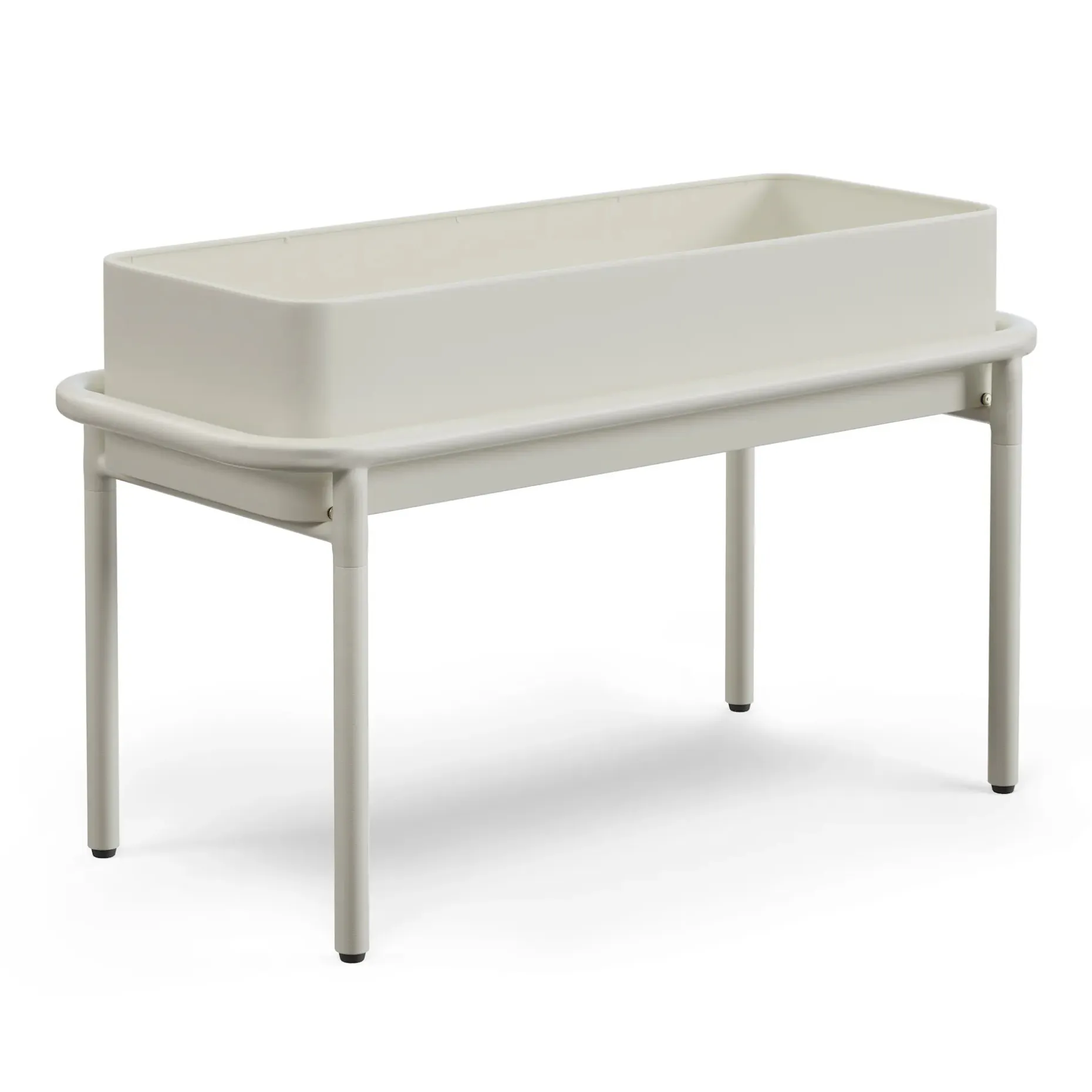 Marais Low Outdoor Planter - Taupe