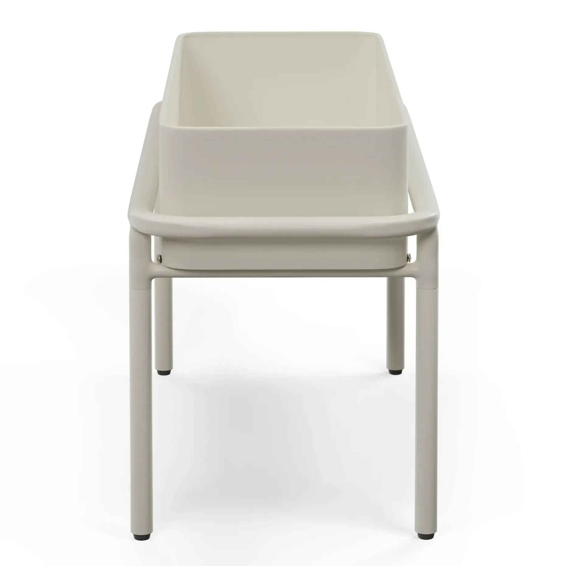 Marais Low Outdoor Planter - Taupe