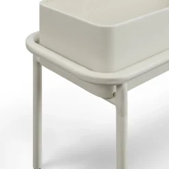 Marais Low Outdoor Planter - Taupe