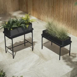 Marais Tall Outdoor Planter - Black