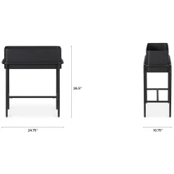 Marais Tall Outdoor Planter - Black