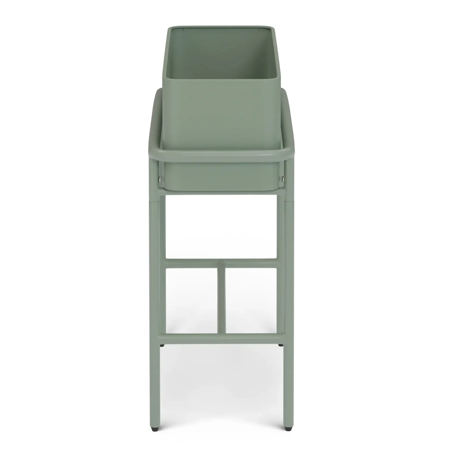 Marais Tall Outdoor Planter - Khaki Green