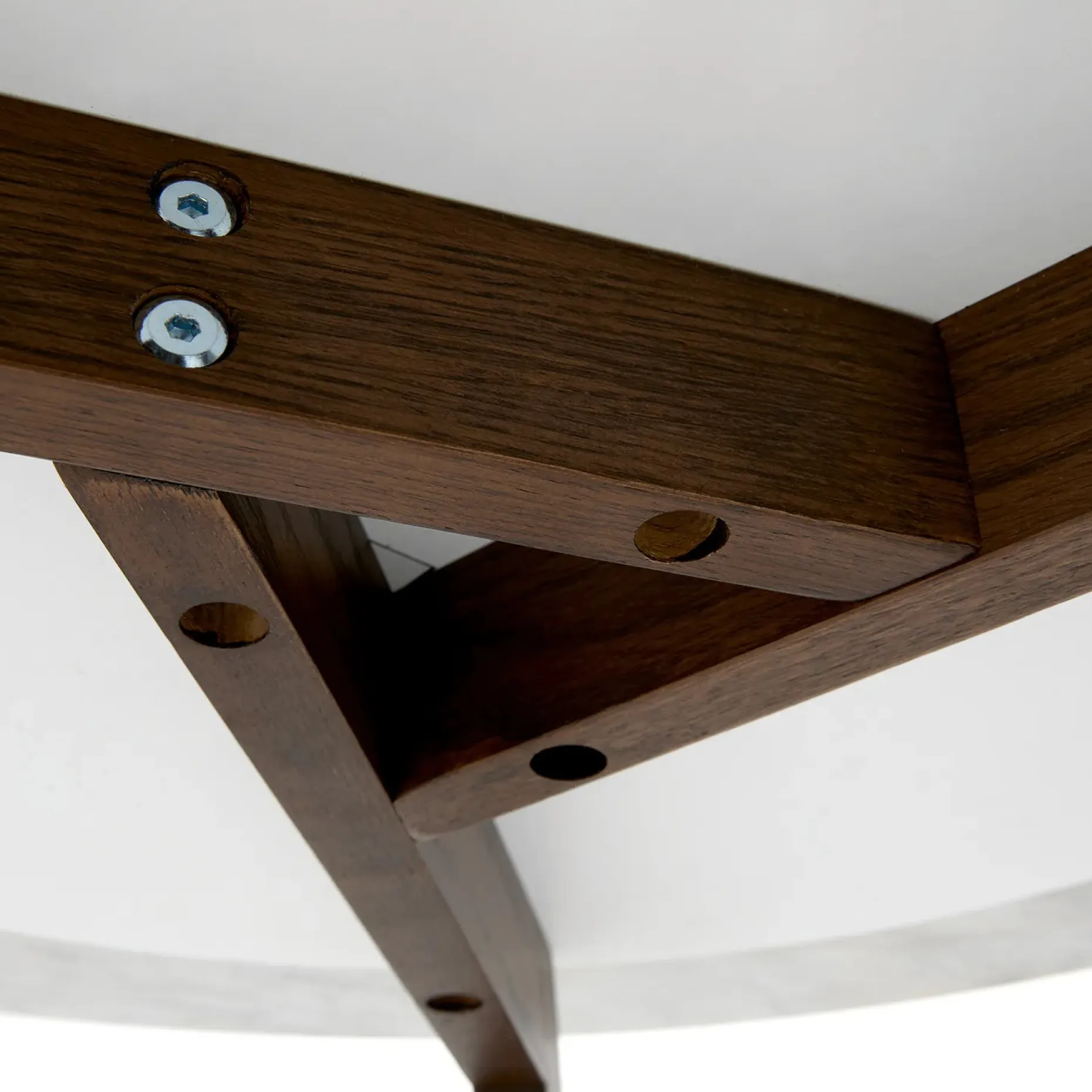 Mara 31.5" Marble Coffee Table - Walnut
