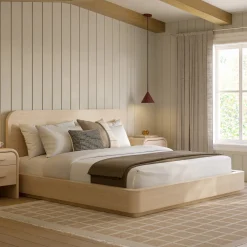 Maren King Bed - Natural Ash
