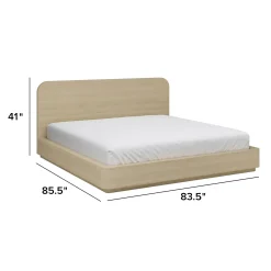 Maren King Bed - Natural Ash