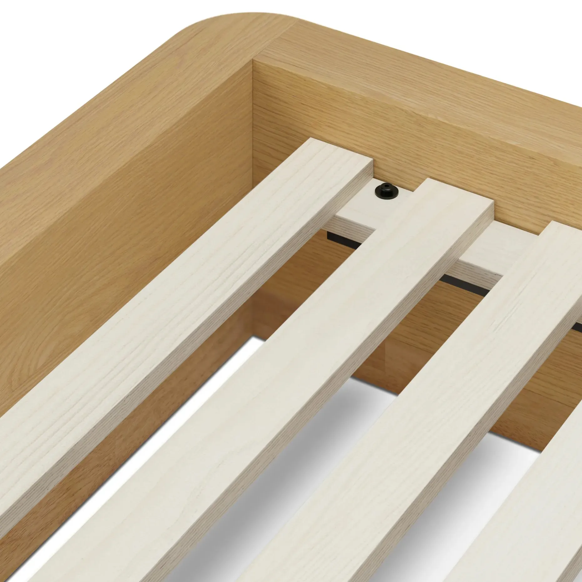 Maren King Bed - Natural Oak