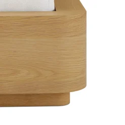 Maren King Bed - Natural Oak