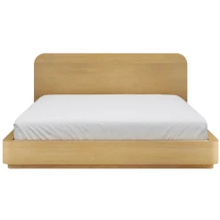 Maren King Bed - Natural Oak