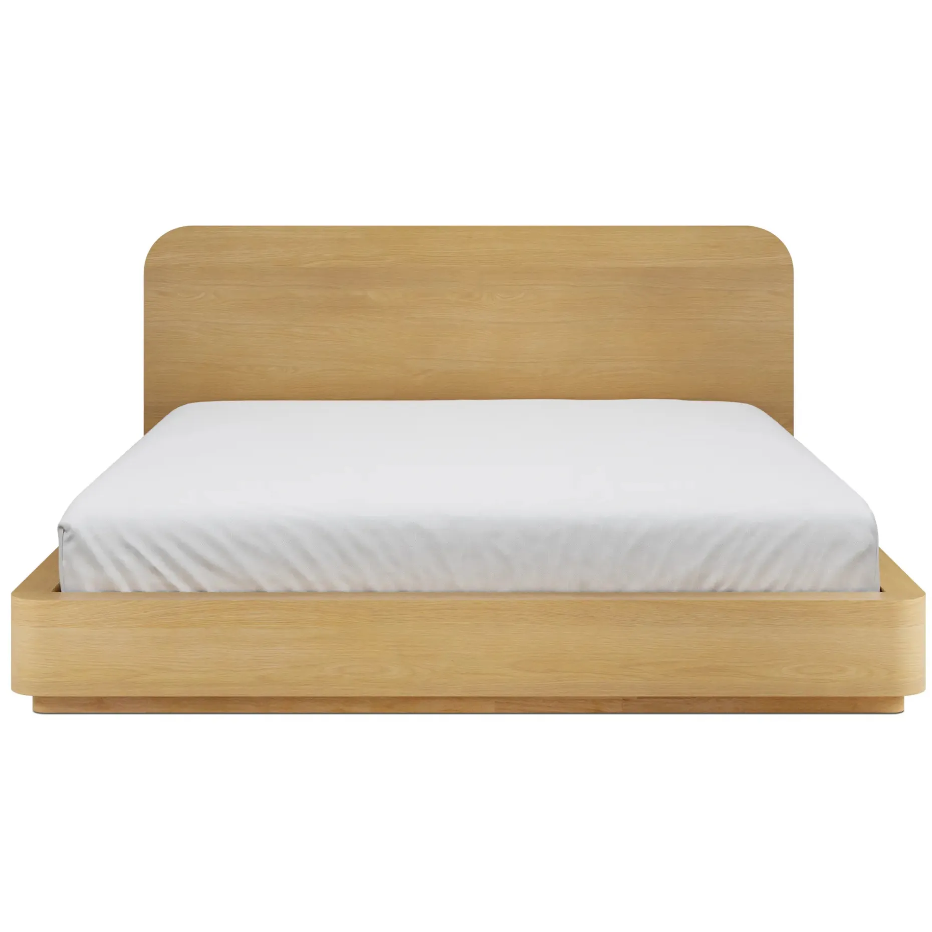 Maren King Bed - Natural Oak