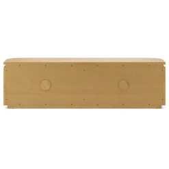 Maren 63" Low Media Unit - Natural Oak