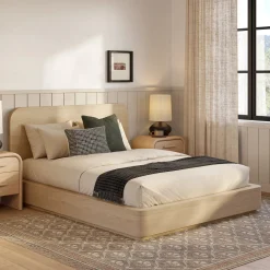 Maren Queen Bed - Natural Ash