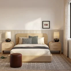 Maren Queen Bed - Natural Ash