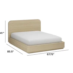 Maren Queen Bed - Natural Ash