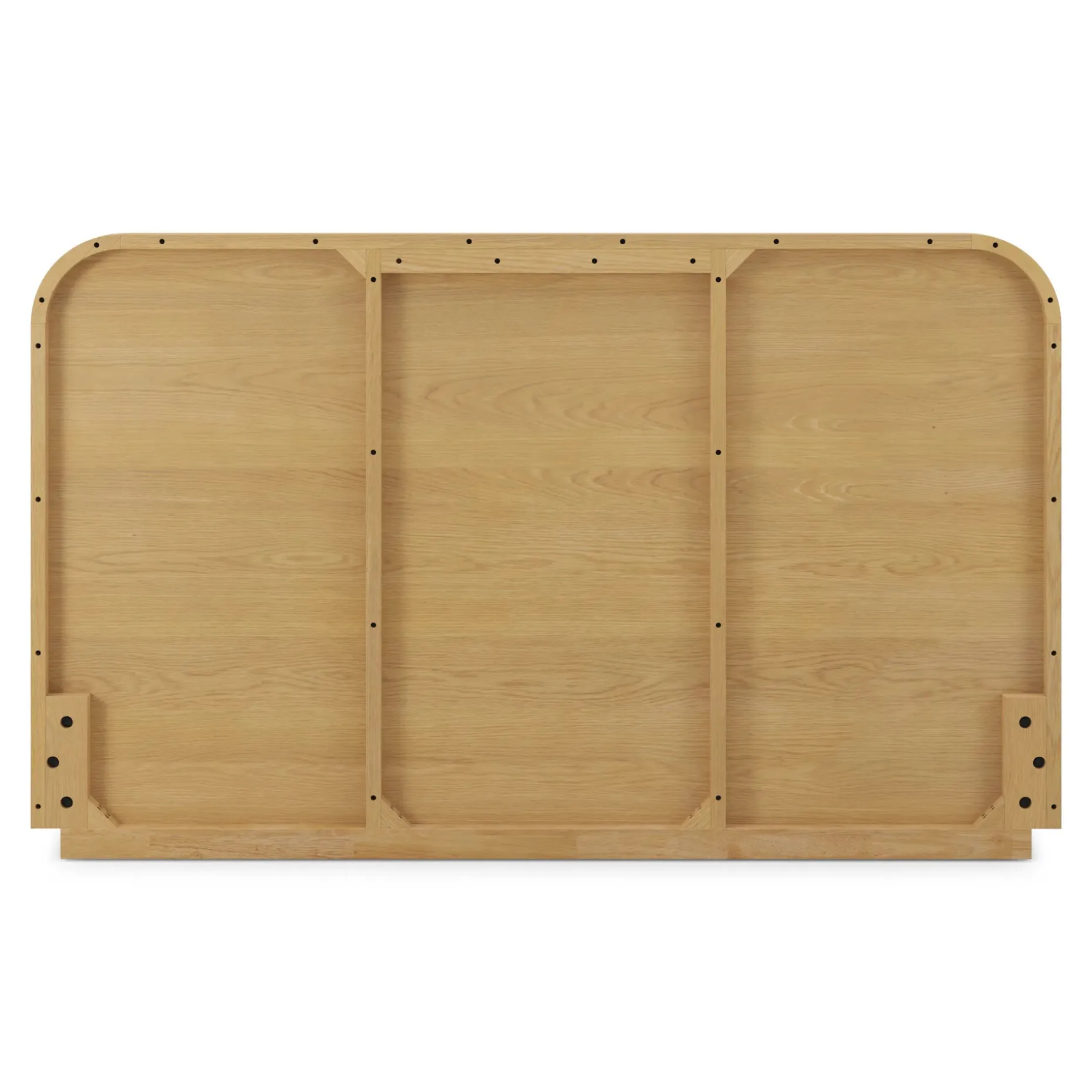 Maren Queen Bed - Natural Oak