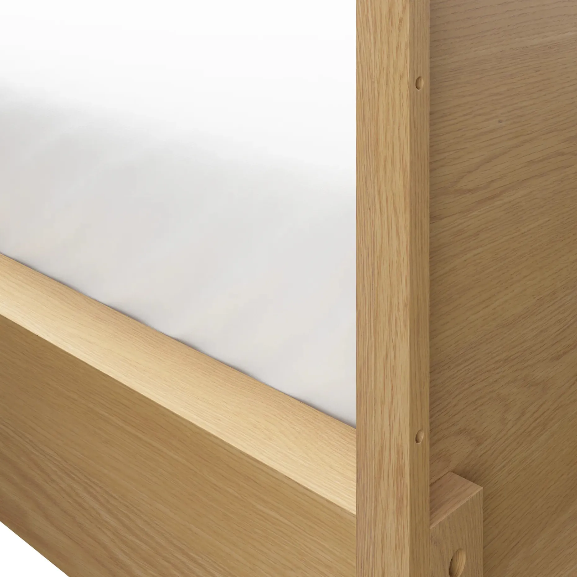 Maren Queen Bed - Natural Oak