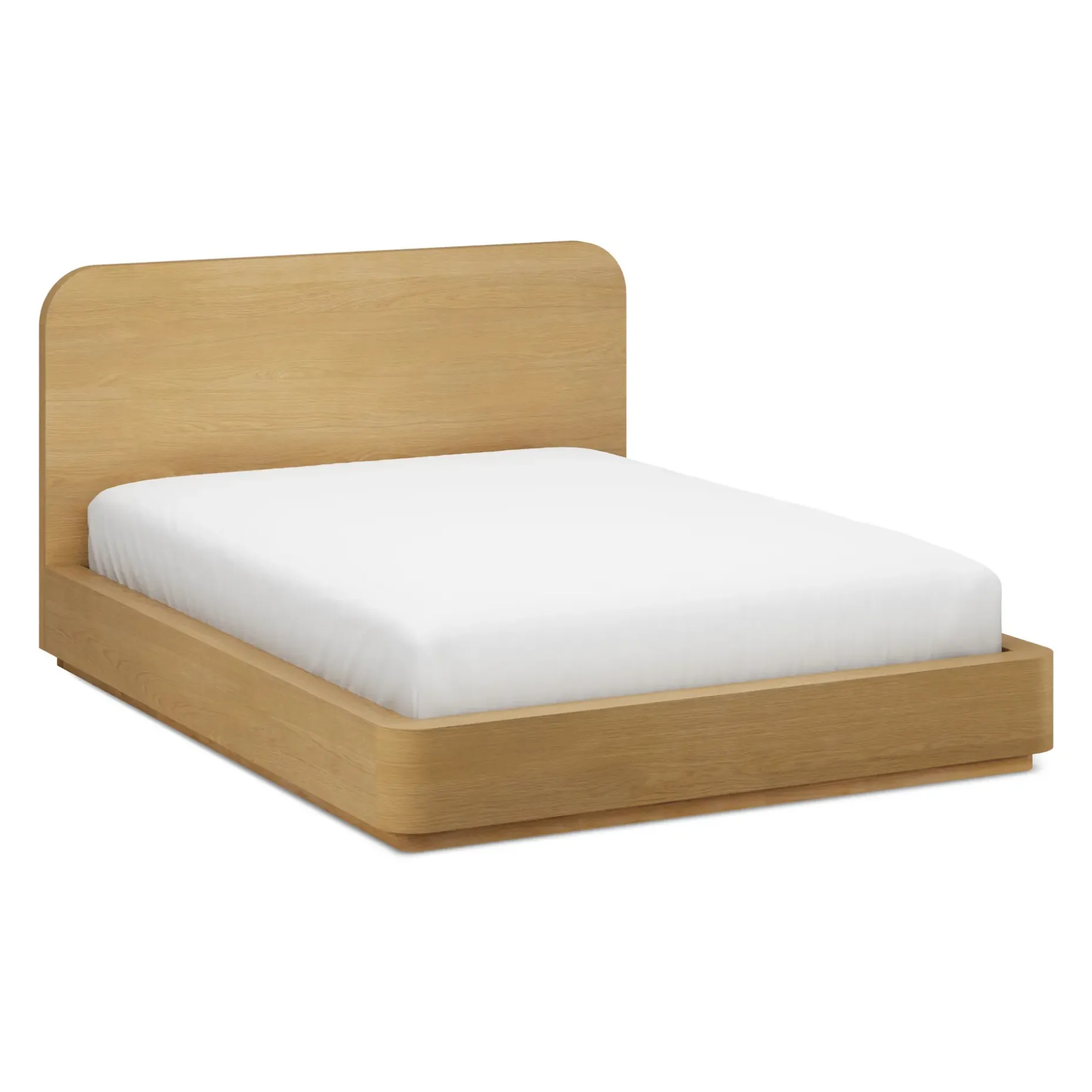 Maren Queen Bed - Natural Oak