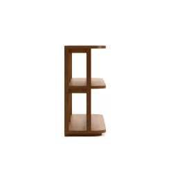 Maren 64" Shelving Unit, Short - Smoked Oak